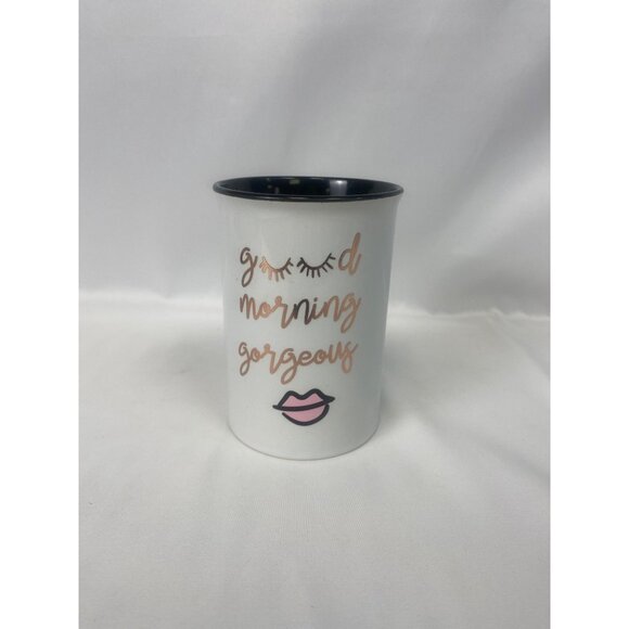 Tri-Coastal Design Makeup Brush Holder Organizer Cup Ceramic - Picture 4 of 7